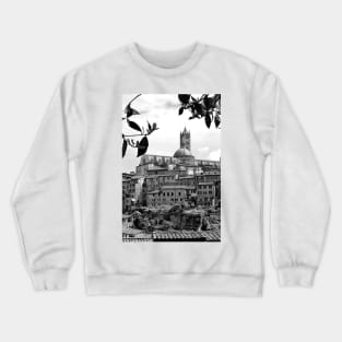 Siena Skyline Cityscape Tuscany Italy Crewneck Sweatshirt